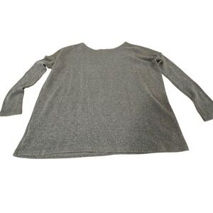 PIKO 1988 Womens Gray Knit Long Sleeve Tunic Sweater Small Comfy Cozy Casual